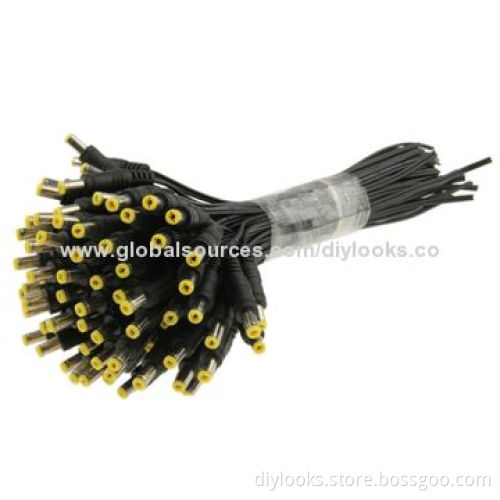 5.5 x 2.1mm DC Power Male Barrel Connector Adapter for LED Light ControllerNew